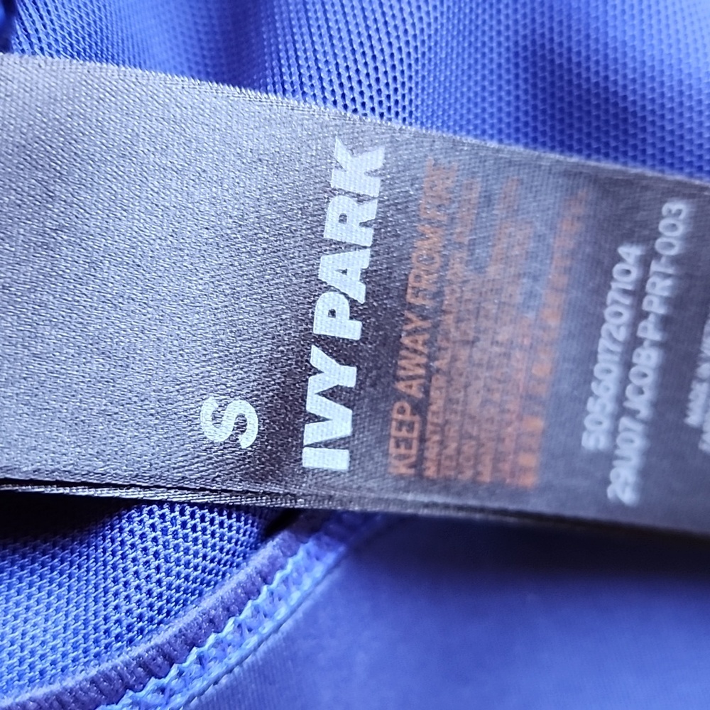 Ivy Park Sports Bra Blue sz S Women's - Picture 4 of 6